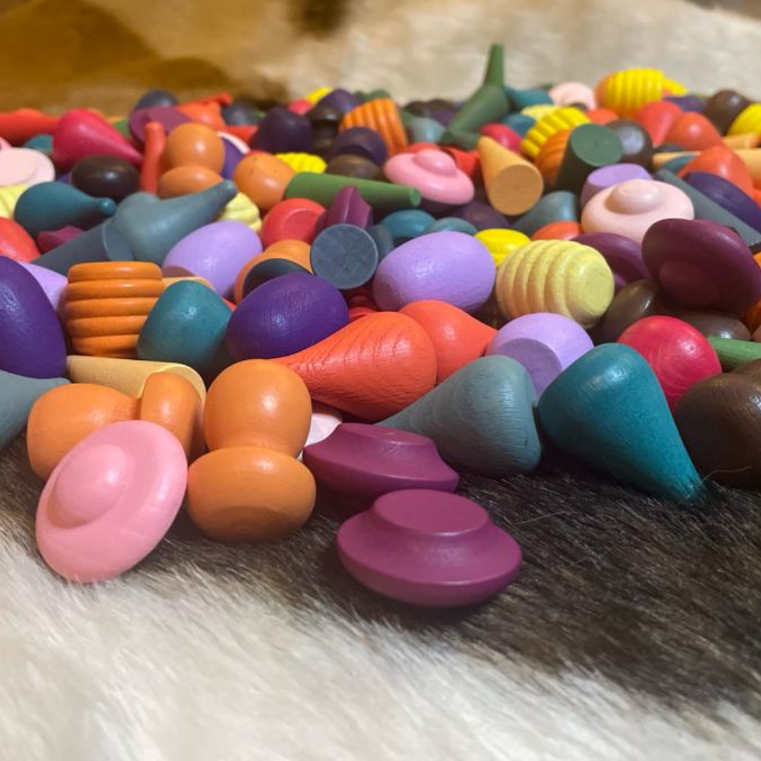 Loose Parts houten vormen