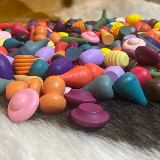 Loose Parts houten vormen