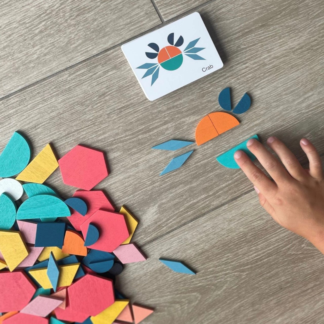 Hoekige loose parts | Open ended of figuren spiegelen - PROMO