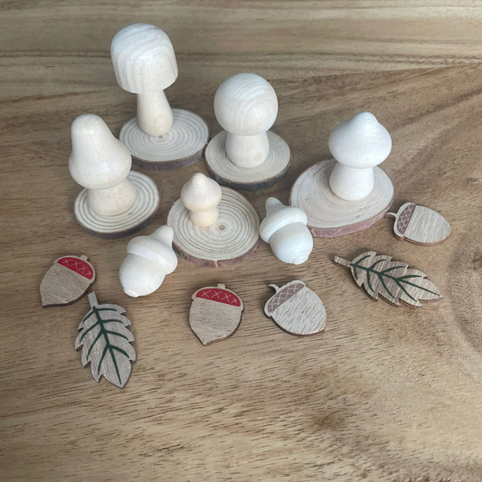 Loose Parts Herfstmix - Fantasie & Knutselplezier