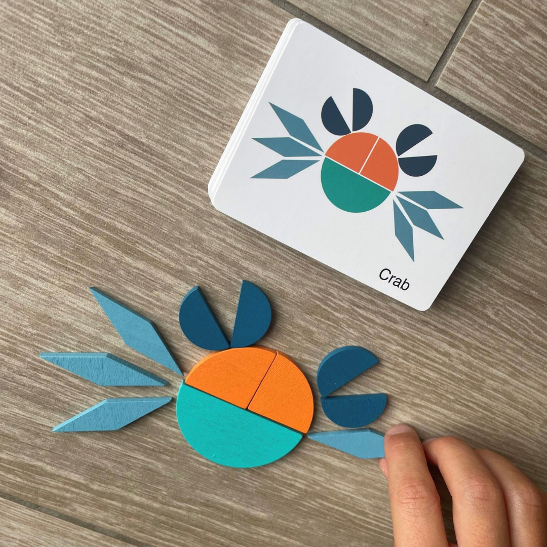 Hoekige loose parts | Open ended of figuren spiegelen - PROMO