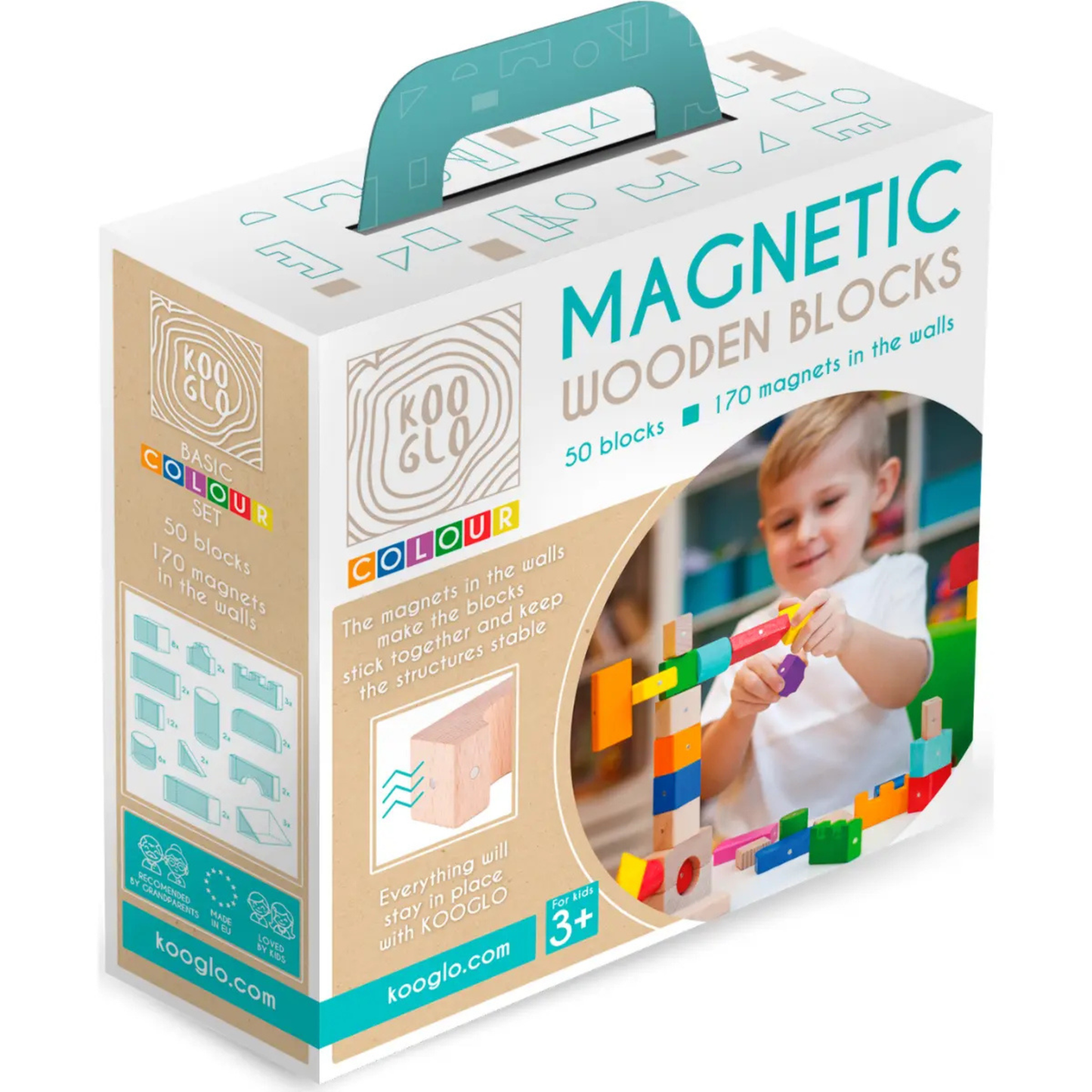 KOOGLO - Magnetische Houten Blokken