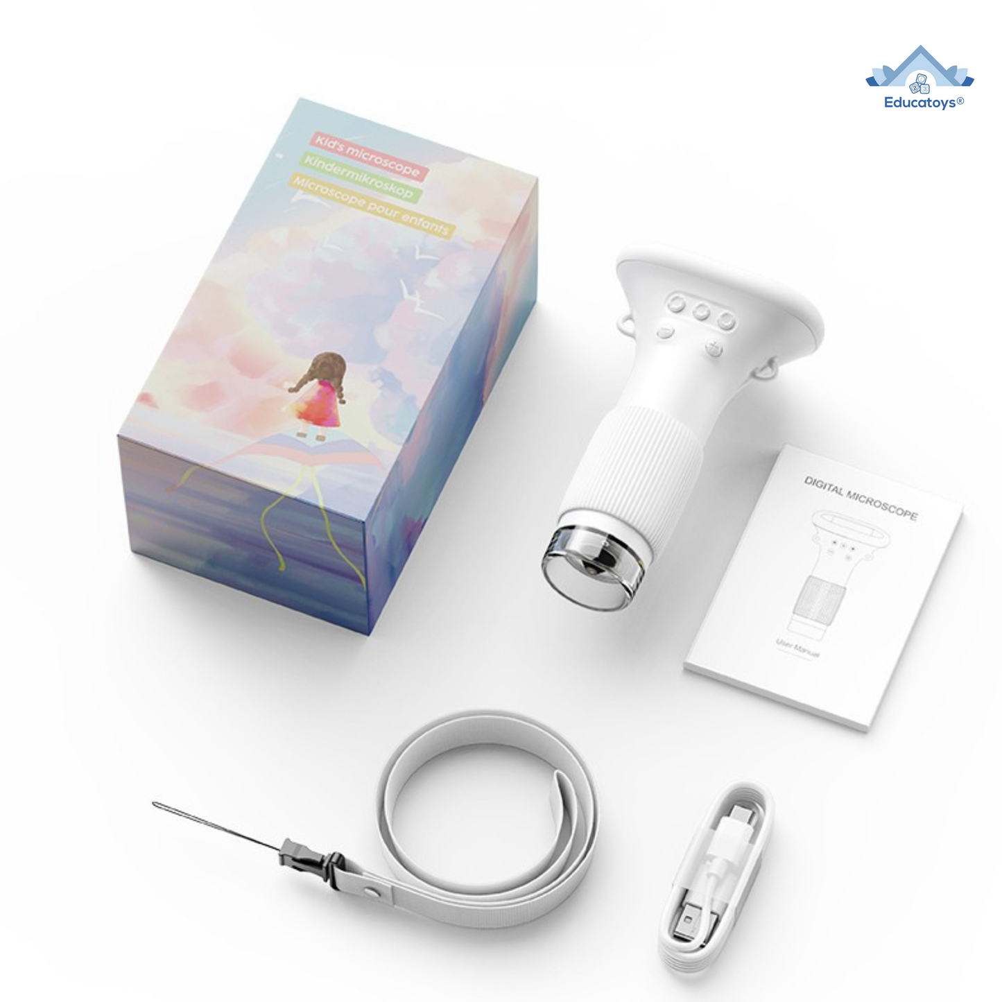 Kinder microscoop | Digitale STEM Microscoop met HD-scherm