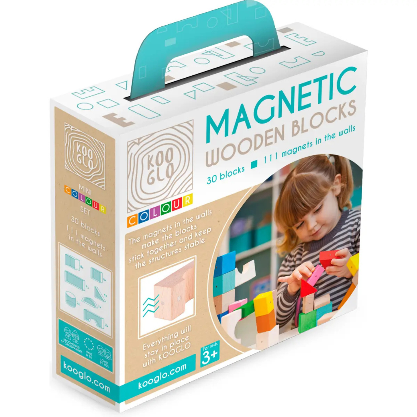 KOOGLO - Magnetische Houten Blokken