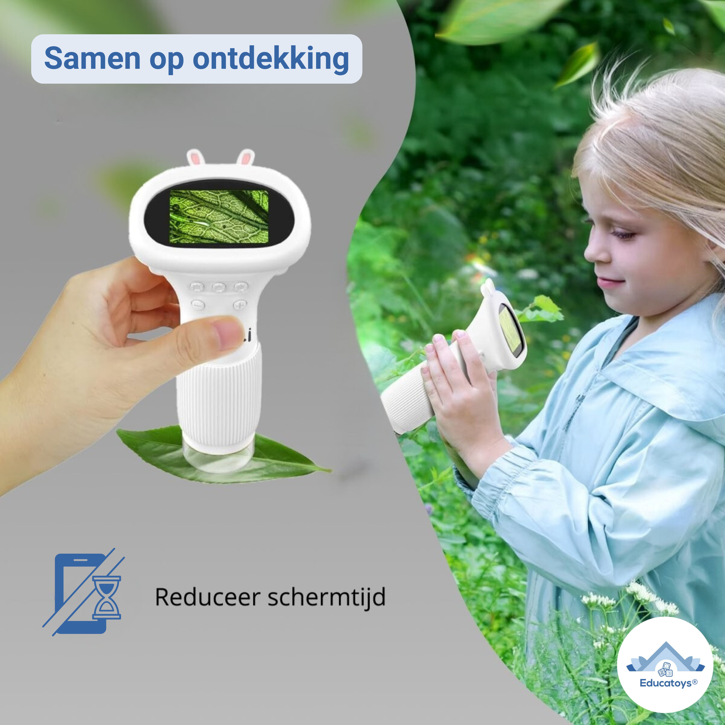 Kinder microscoop | Digitale STEM Microscoop met HD-scherm