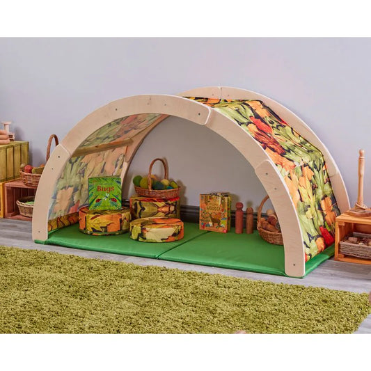 Rafiki Arch Leaves Cover | Natuur Speelset met Doek, Kussens en Mat