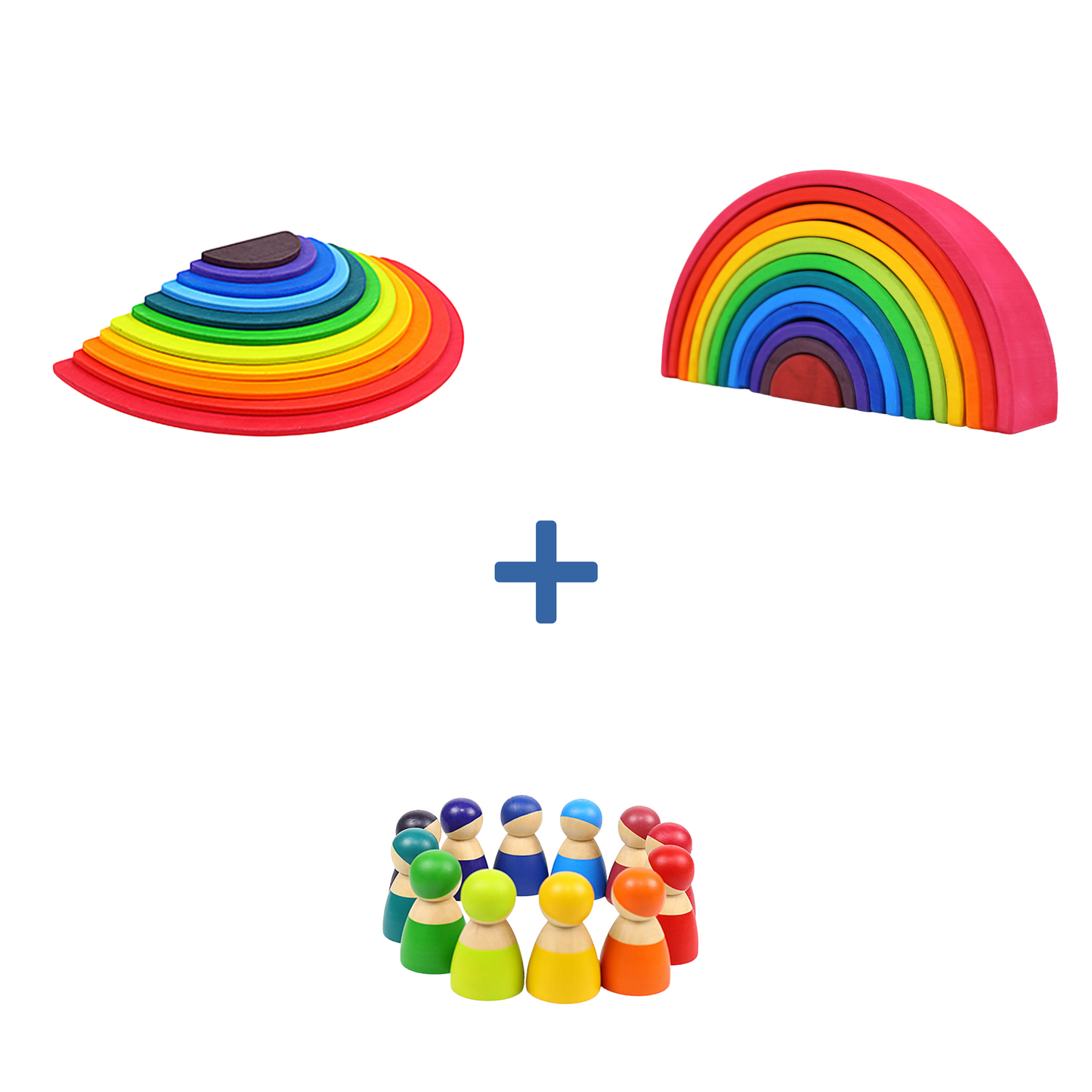 Regenboog set | Multifunctioneel & duurzaam