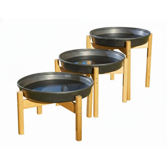 Cascade deep tuff trays Set van 3 | houten standaard